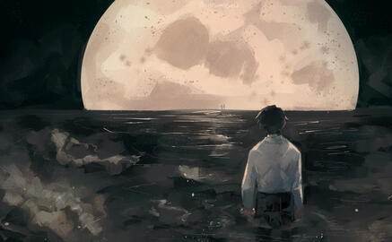 Moon on Water